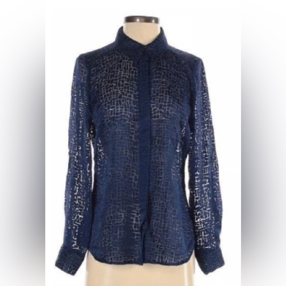 Ann Taylor Factory Long Sleeve Button-Down Shirt NWT